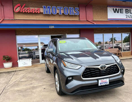 2020 Toyota Highlander for sale at Ohana Motors in Lihue HI