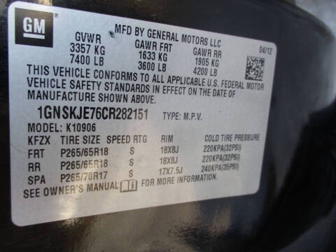 2012 Chevrolet Suburban LT