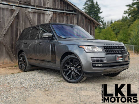 2016 Land Rover Range Rover for sale at LKL Motors in Puyallup WA