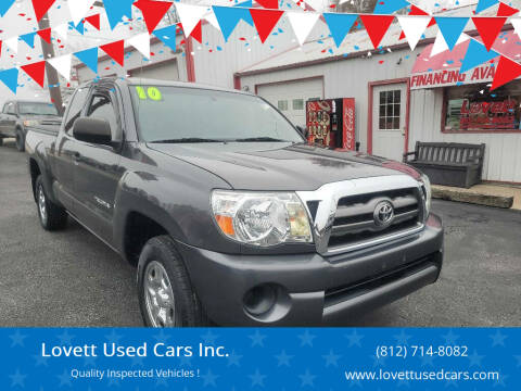 2010 Toyota Tacoma for sale at Lovett Used Cars Inc. in Spencer IN