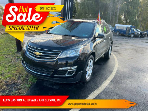 2016 Chevrolet Traverse for sale at KEV'S GASPORT AUTO SALES AND SERVICE, INC in Gasport NY