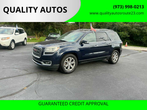 2015 GMC Acadia for sale at QUALITY AUTOS in Hamburg NJ