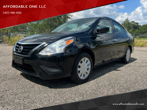 2019 Nissan Versa for sale at AFFORDABLE ONE LLC in Orlando FL