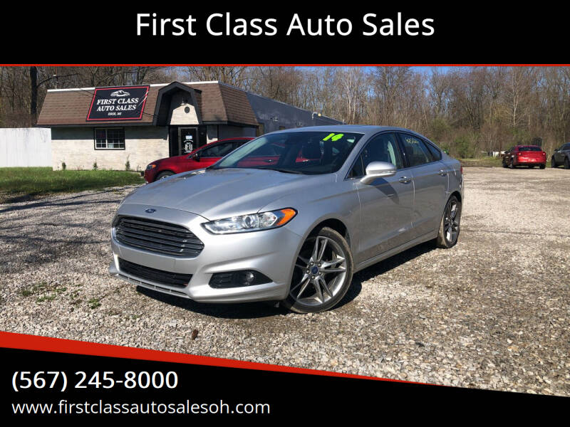 2014 Ford Fusion for sale at First Class Auto Sales MI in Erie MI