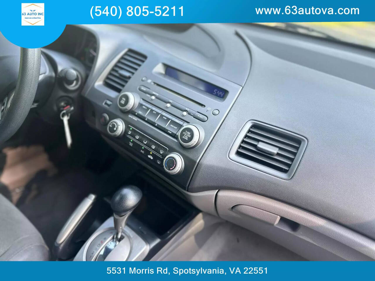 2008 Honda Civic for sale at 63 Auto Inc in Spotsylvania, VA