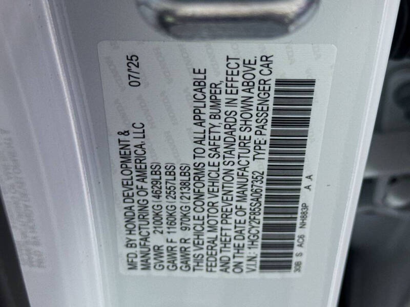 2025 Honda Accord Hybrid Touring