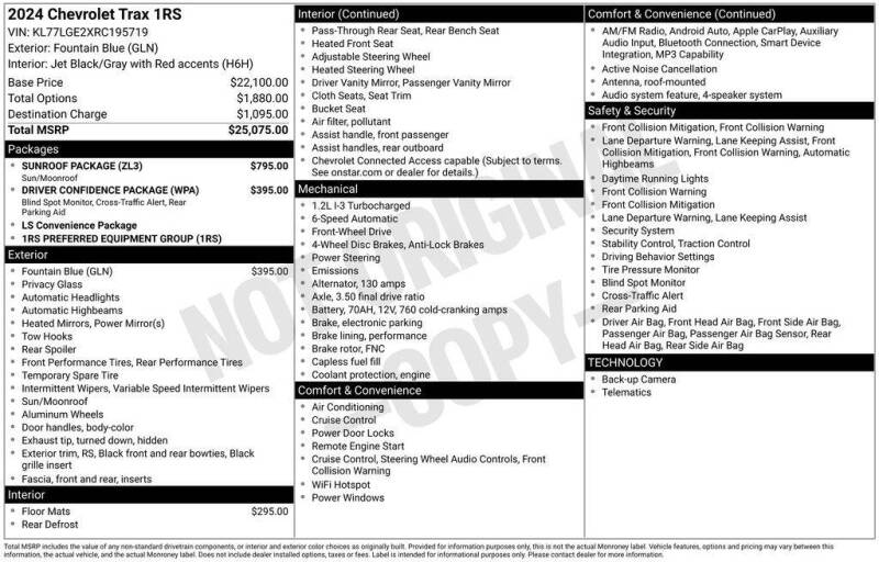 2024 Chevrolet Trax RS