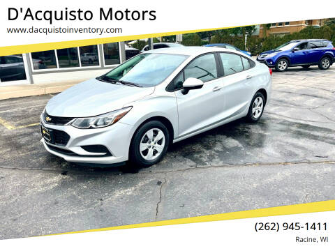 2017 Chevrolet Cruze for sale at D'Acquisto Motors in Racine WI