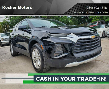2019 Chevrolet Blazer for sale at Kosher Motors in Hollywood FL