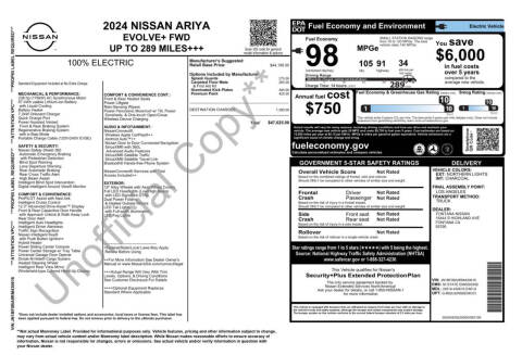 2024 Nissan Ariya Evolve+