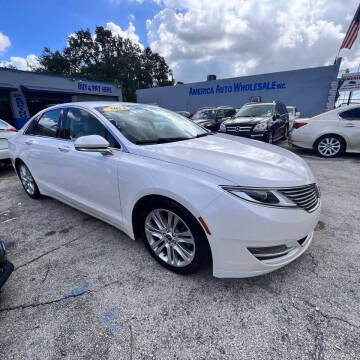 2013 Lincoln MKZ for sale at America Auto Wholesale Inc in Miami FL