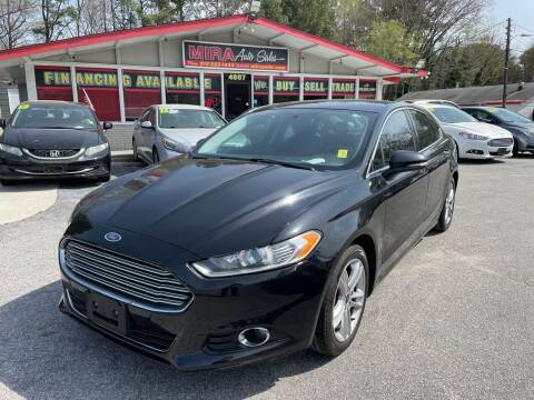 2015 Ford Fusion Hybrid for sale at Mira Auto Sales in Raleigh NC
