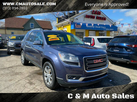 2014 GMC Acadia for sale at C & M Auto Sales in Detroit MI