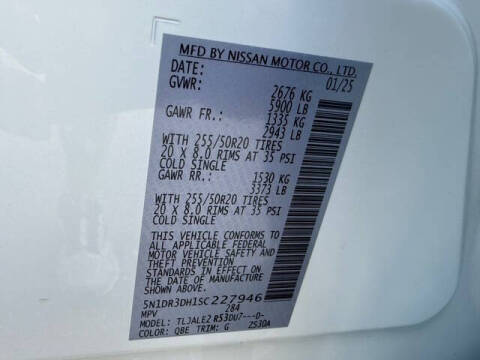 2025 Nissan Pathfinder Platinum