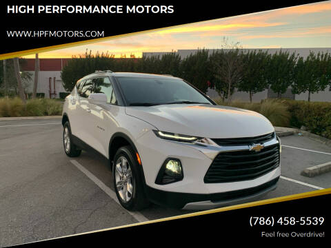 2020 Chevrolet Blazer for sale at HIGH PERFORMANCE MOTORS in Hollywood FL