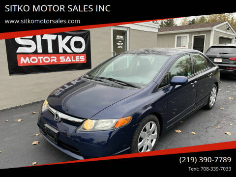 2008 Honda Civic for sale at SITKO MOTOR SALES INC in Cedar Lake IN