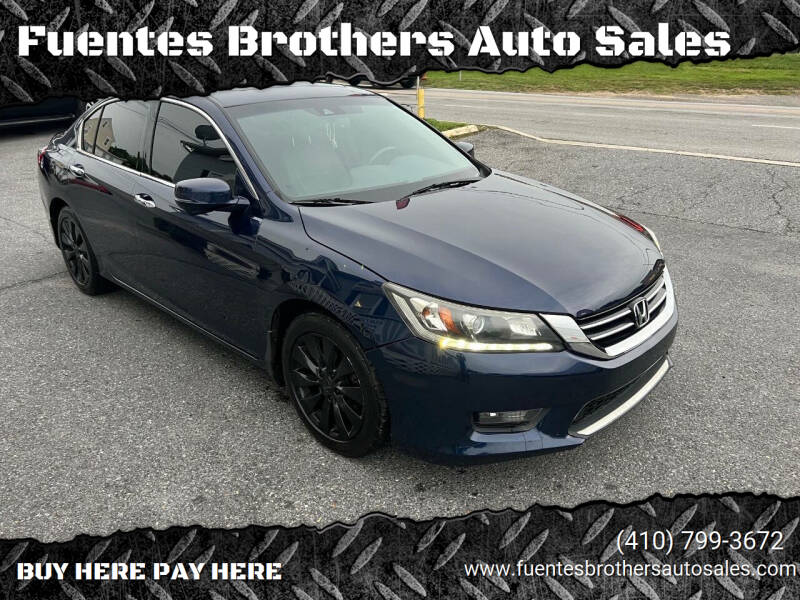 2014 Honda Accord for sale at Fuentes Brothers Auto Sales in Jessup MD