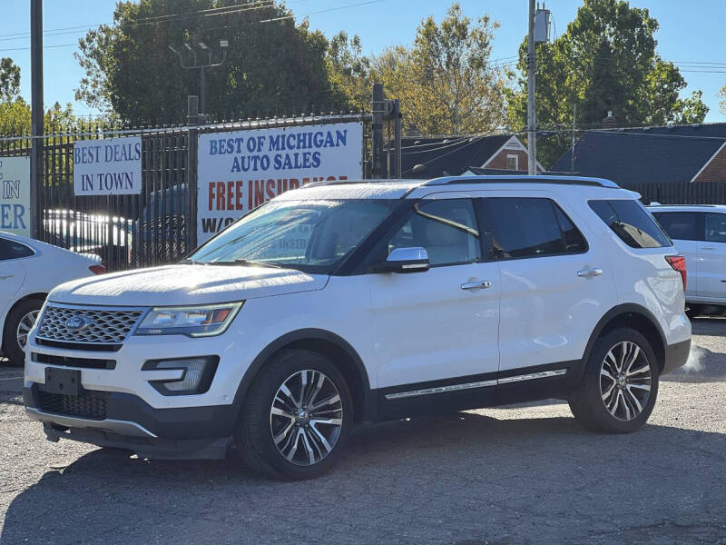 2017 Ford Explorer Platinum