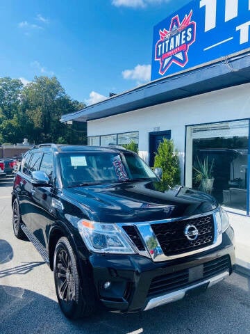 2017 Nissan Armada for sale at Titanes Trucks in Fort Oglethorpe GA