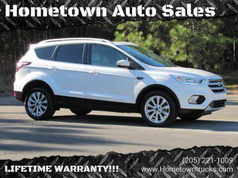 2017 Ford Escape for sale at Hometown Auto Sales - SUVS in Jasper AL