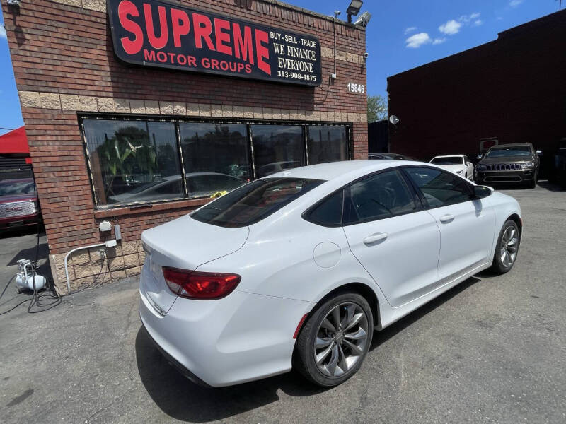 2015 Chrysler 200 S