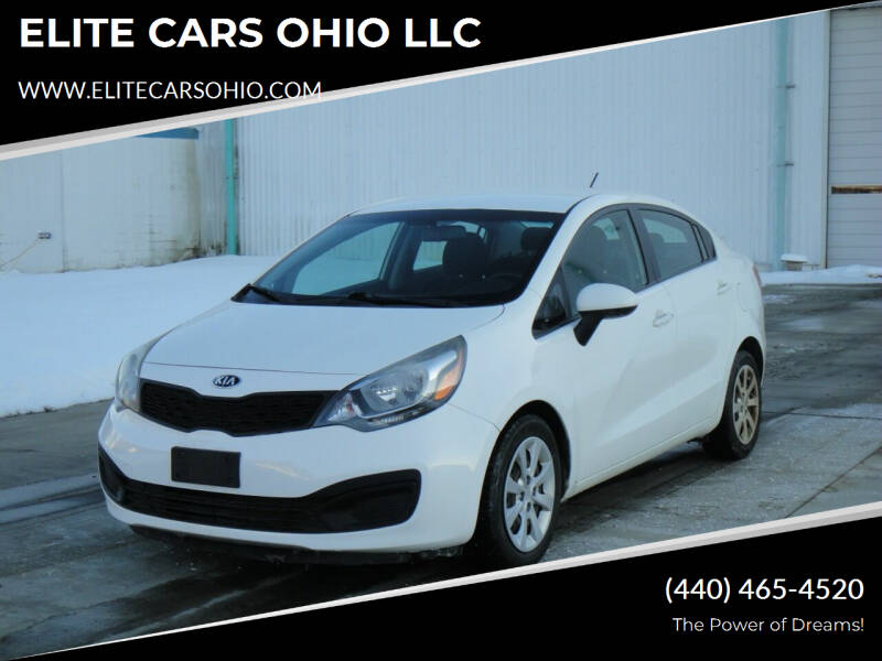 2014 Kia Rio for sale at ELITE CARS OHIO LLC in Solon OH