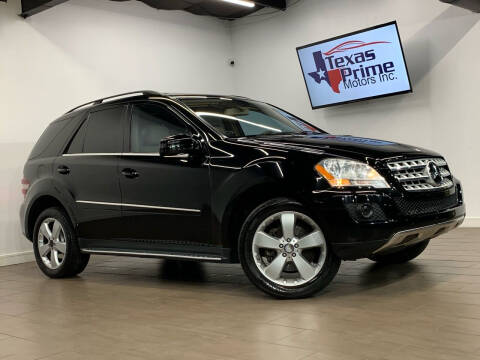 2011 Mercedes-Benz M-Class for sale at Texas Prime Motors in Houston TX