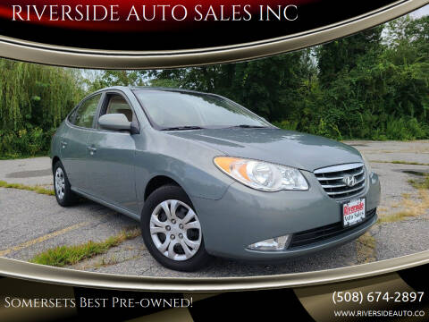 2010 Hyundai Elantra for sale at RIVERSIDE AUTO SALES INC in Somerset MA