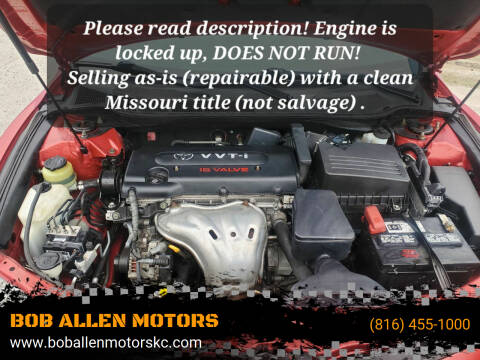 2007 Toyota Camry for sale at BOB ALLEN MOTORS in North Kansas City MO