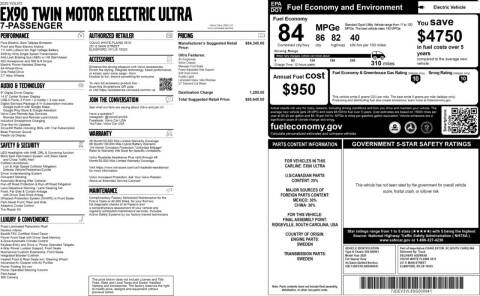 2025 Volvo EX90 Twin Ultra 7P