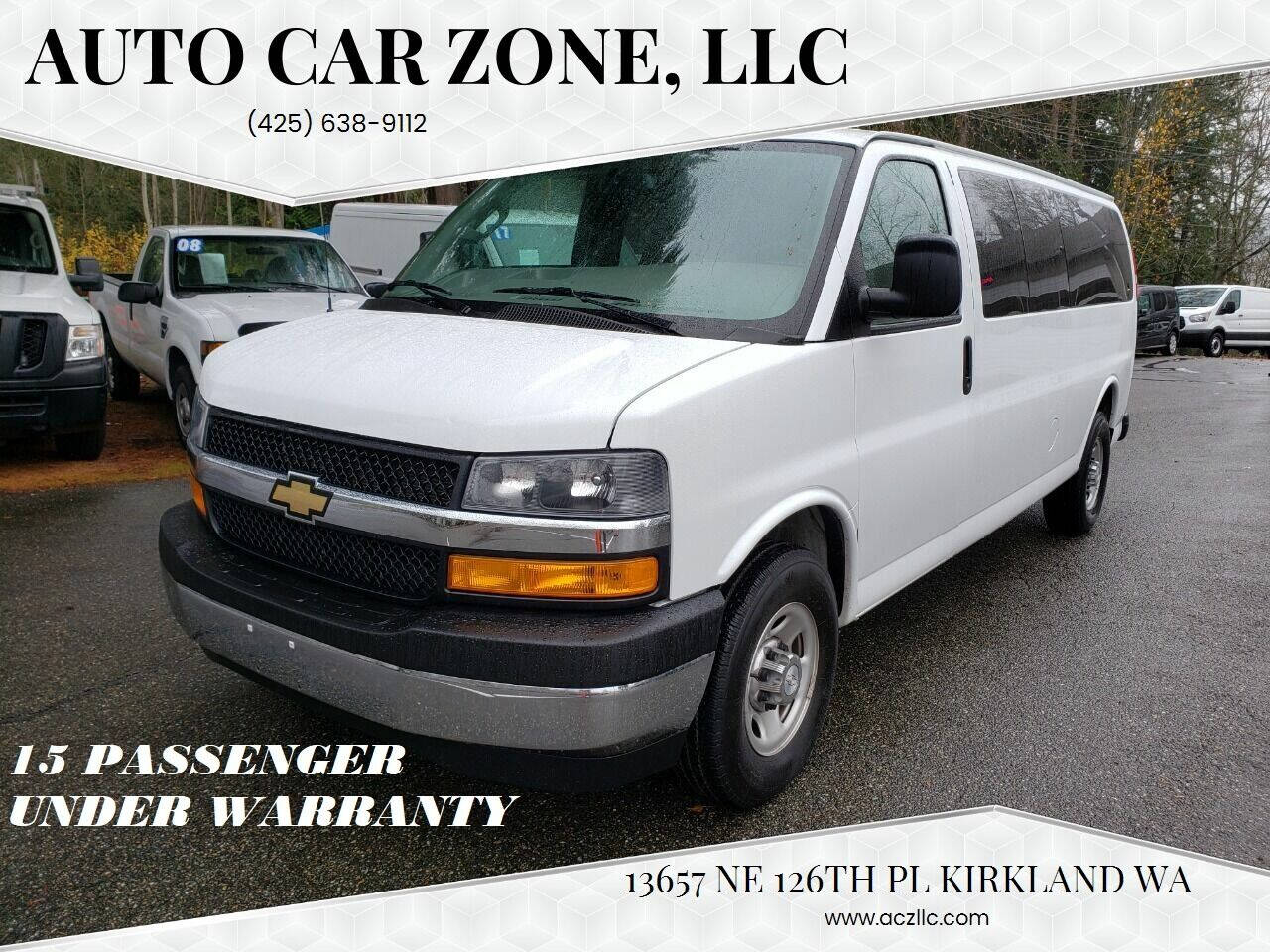 2018 chevrolet express extended passenger van