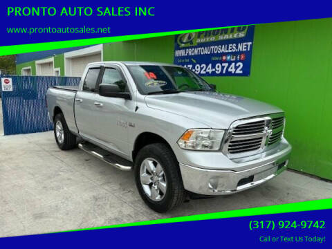 2014 RAM 1500 for sale at PRONTO AUTO SALES INC in Indianapolis IN