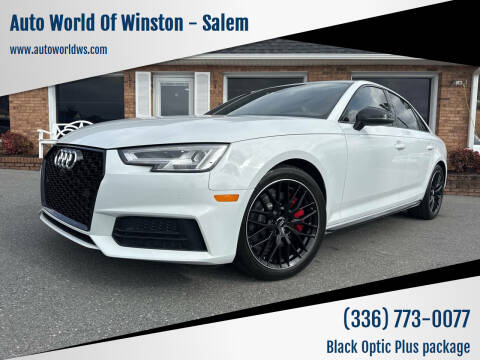 2018 Audi A4 for sale at Auto World Of Winston - Salem in Winston Salem NC