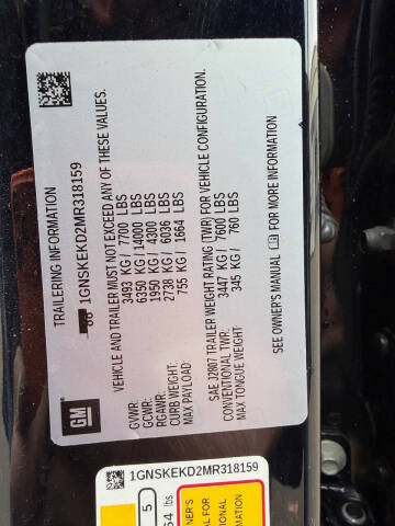 2021 Chevrolet Suburban RST