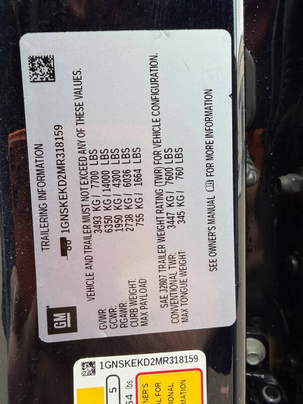 2021 Chevrolet Suburban RST