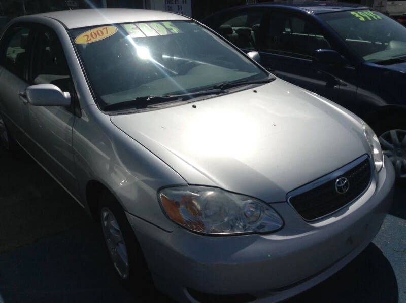 2007 Toyota Corolla for sale at CV AUTO CARE in Brockton MA