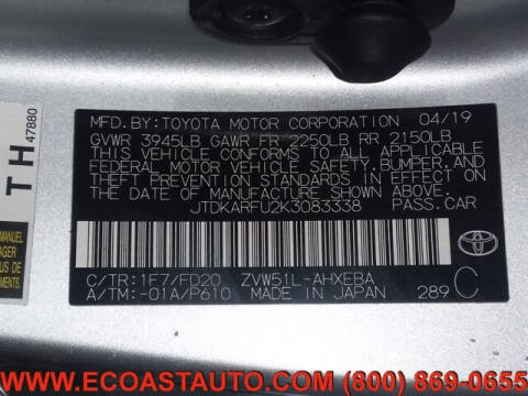 2019 Toyota Prius XLE