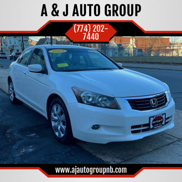 2009 Honda Accord for sale at A & J AUTO GROUP in New Bedford MA