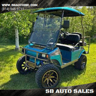 2003 - Club Car DS Gas Golf Cart - Custom Candy Blue *SOLD* – Easy