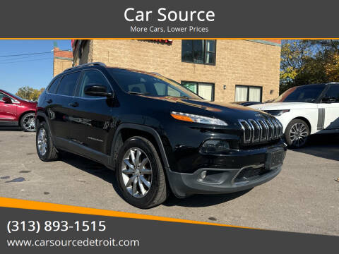 2018 Jeep Cherokee for sale at Car Source in Detroit MI