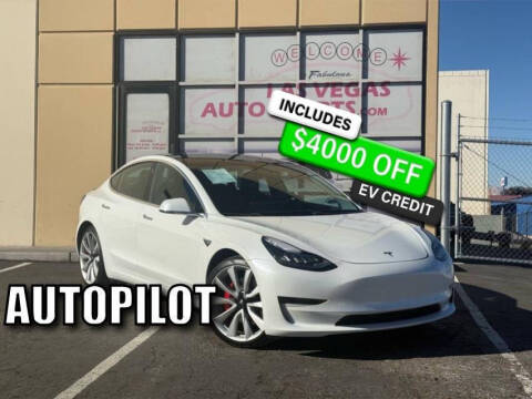 2019 Tesla Model 3 for sale at Las Vegas Auto Sports in Las Vegas NV