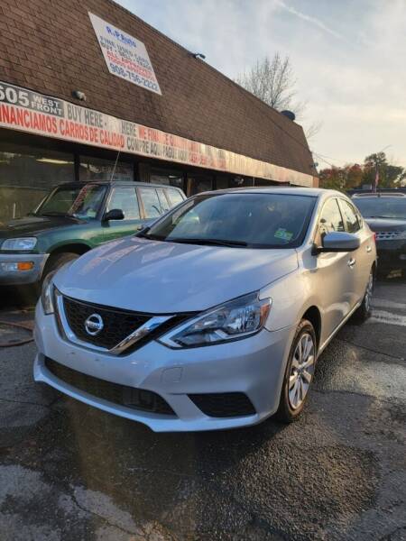 2018 Nissan Sentra for sale at R & P AUTO GROUP LLC in Plainfield NJ