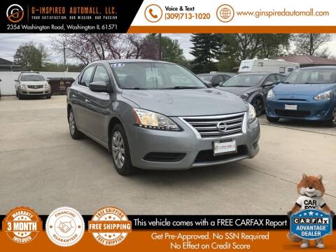 2013 Nissan Sentra for sale at G-Inspired Automall, LLC. in Washington IL