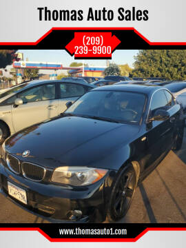 2013 BMW 1 Series for sale at Thomas Auto Sales in Manteca CA