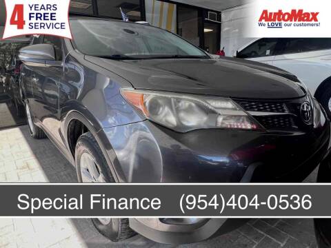 2013 Toyota RAV4 for sale at Auto Max in Hollywood FL