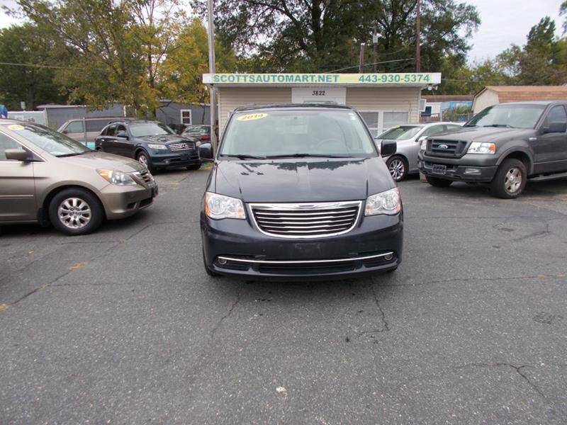 2014 Chrysler Town and Country for sale at Scott's Auto Mart in Dundalk MD