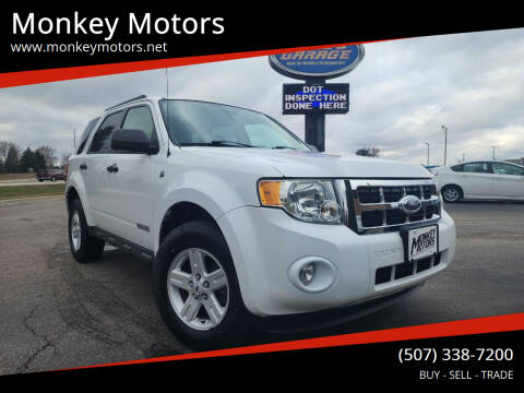 2008 Ford Escape Hybrid for sale at Monkey Motors in Faribault MN