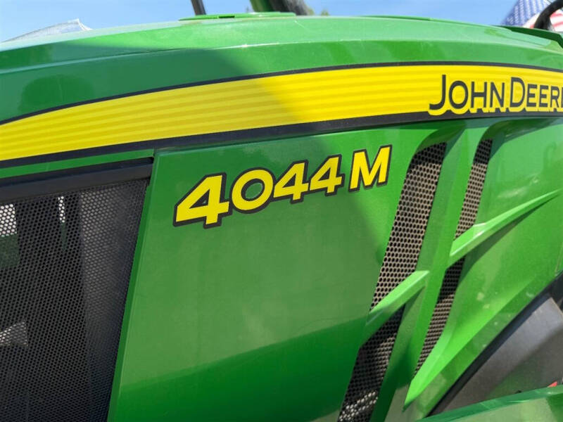 2021 John Deere 4044 M W/ Front Load & Box Bla