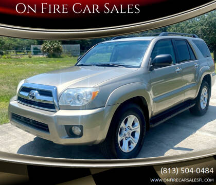 2006 Toyota 4Runner for sale at On Fire Car Sales in Tampa FL