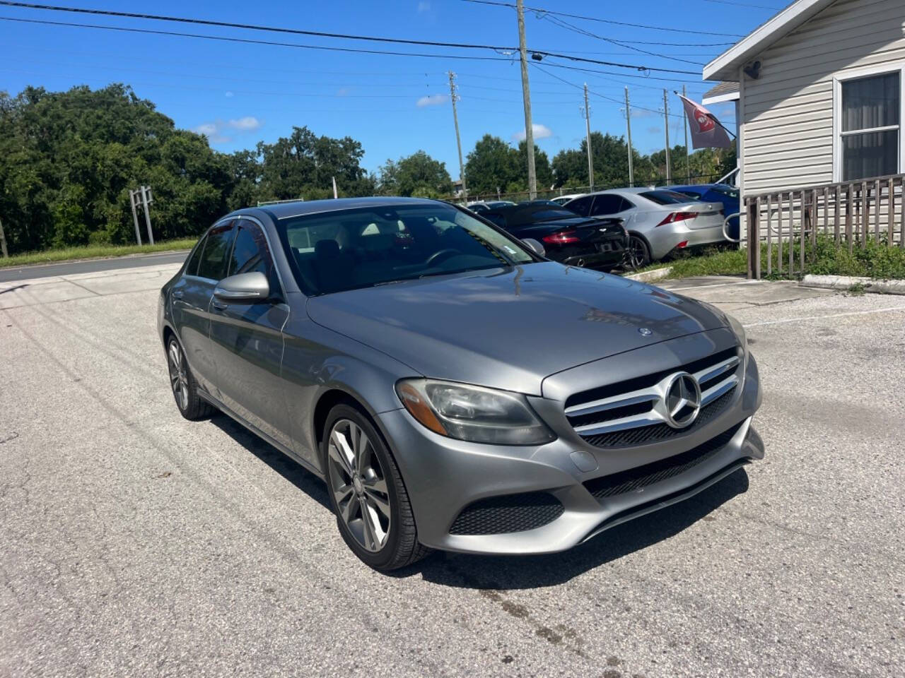 2015 Mercedes-Benz C-Class for sale at Hobgood Auto Sales in Land O Lakes, FL